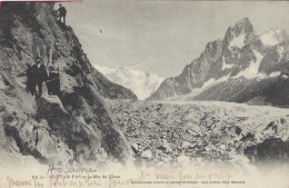 74 CHAMONIX MONT BLANC MAUVAIS AU GLACIER DE LA MER DE GLACE Editeur: COUTTET Auguste N° 12 - Chamonix-Mont-Blanc