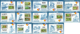 720293 MNH ESPAÑA Hojas Recuerdo 1982 CAMPEONATO MUNDILA DE FUTBOL -ESPAÑA-82 - Unused Stamps