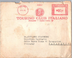 ITALIA 1951    -   Annullo Meccanico Rosso (EMA) Touring Club Italiano Milano - Macchine Per Obliterare (EMA)