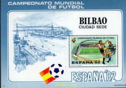 720296 MNH ESPAÑA Hojas Recuerdo 1982 CAMPEONATO MUNDILA DE FUTBOL -ESPAÑA-82 - Neufs