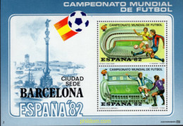 720297 MNH ESPAÑA Hojas Recuerdo 1982 CAMPEONATO MUNDILA DE FUTBOL -ESPAÑA-82 - Unused Stamps