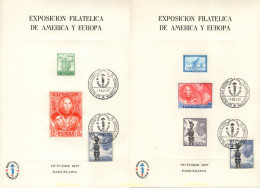 720755 MNH ESPAÑA Hojas Recuerdo 1977 ESPAMER-77 - Neufs