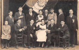 Commune D'ATTIGNAT (Ain) - Les Conscrits Classe 1924 - Carte-Photo Helgen à Bourg - Unclassified