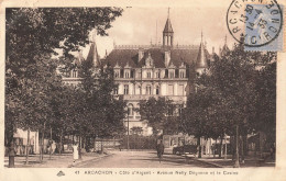FRANCE - Arcachon - Côte D'Argent - Vue Sur L'Avenue Nelly Déganne Et Le Casino - Animé - Carte Postale Ancienne - Arcachon