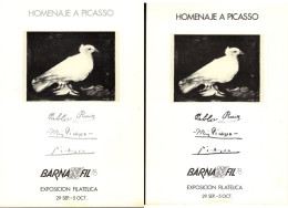 720822 MNH ESPAÑA Hojas Recuerdo 1978 BARNAFIL-78 - PICASSO - Nuovi