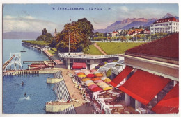 France - 74 - Evian Les Bains - La Plage - 6856 - Evian-les-Bains