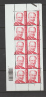 Belgium 2002 King Albert II € 0.42 Full Sheet Plate 5 MNH ** - Royalties, Royals