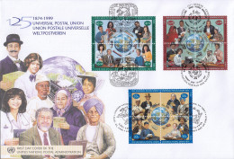 UNO NEW YORK  Trio-FDC  52, 125 Jahre UPU, 1999 - Brieven En Documenten