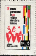 721008 MNH ESPAÑA Viñetas 1964 SEMANA INTERNACIONAL DEL CINE RELIGIOSO Y DE VALOES HUMANOS - Unused Stamps