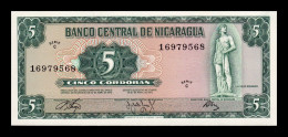 Nicaragua 5 Córdobas 1972 Pick 122 Serie C Sc Unc - Nicaragua