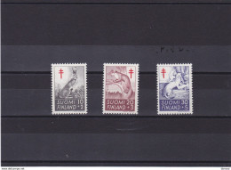 FINLANDE 1962 ANIMAUX, Lièvre, Martre, Hermine Yvert 527-529, Michel 551-553 NEUF** MNH Cote Yv 9 Euros - Nuovi