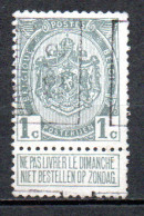 1862 Voorafstempeling Op Nr 81 - OOSTENDE 1912 - Positie A - Roller Precancels 1910-19