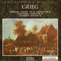 Grieg - Peer Gynt. Suite No. 1. Suite No. 2. Norvegian. Danzas. Holberg's. CD - Classique
