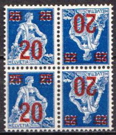 Switzerland MNH Stamp In A Block Of 4 Stamps - Ungebraucht