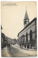 CPA 51 CHALONS-SUR-MARNE Eglise Et Rue Prudentienne - Châlons-sur-Marne