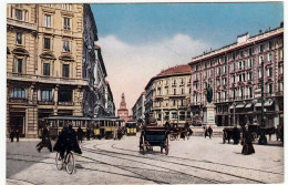 MILANO - VIA DANTE - 1925 - TRAM - Vedi Retro - Formato Piccolo - Milano (Milan)