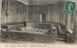 FRANCE - Douai - Palais De Justice - Salle Du Parlement - LL - Carte Postale Ancienne - Douai