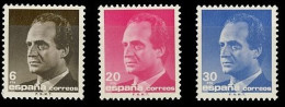 España 1987 Edifil 2877/9 Sellos ** Personajes Retrato Rey Juan Carlos I Efigie Del Rey Michel 2760/2 Yvert 2495/7 Spain - Gebraucht