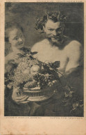 Postcard Painting Petrus Paulus Rubens Satyr Und Madchen - Peintures & Tableaux