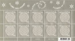 Suisse Switzerland 2023 (1/2023) Blume Des Lebens - Fleur De Vie - Fiore Della Vita - Flower Of Life - Laser Cut - MNH - Nuovi