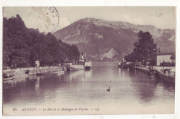 France - 74 - Annecy - Le Port Et La Montagne De Veyrier - 6864 - Annecy