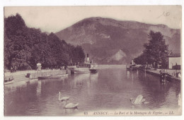 France - 74 - Annecy - Le Port Et La Montagne De Veyrier - 6865 - Annecy