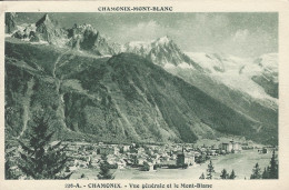 74 CHAMONIX MONT BLANC VUE GENERALE DU MONT BLANC  Editeur GAY COUTTET 226 A - Chamonix-Mont-Blanc