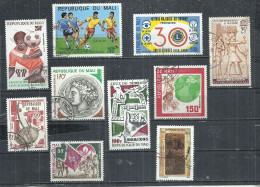 TEN AT A TIME - MALI - LOT OF 10 DIFFERENT  11 -  POSTALLY USED OBLITERE GESTEMPELT USADO - Mali (1959-...)