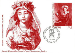 *Carte Souvenir Entier Postal - Elisabeth VIGEE-LEBRUN - Cachet Périgueux - Pseudo-interi Di Produzione Ufficiale