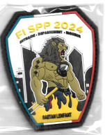 Ecusson SAPEURS POMPIERS FI SPP 2024 BLANC - Firemen