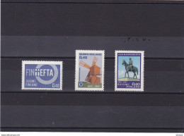 FINLANDE 1967  Yvert 589 + 592 + 596 NEUF** MNH Cote 4 Euros - Nuovi