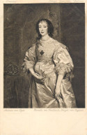 Postcard Painting Henrietta Von Frankreick Queen Of England Van Dyck - Pittura & Quadri