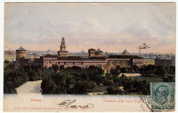 MILANO - PANORAMA DALLA VILLA STIGLER - 1907 - Vedi Retro - Formato Piccolo - Milano