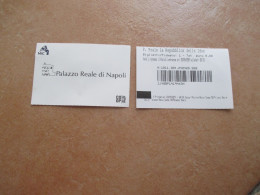 2024 Biglietto Ingresso  Palazzo Reale NAPOLI La Repubblica Delle Idee - Biglietti D'ingresso