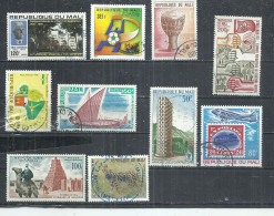 TEN AT A TIME - MALI - LOT OF 10 DIFFERENT  12 -  POSTALLY USED OBLITERE GESTEMPELT USADO - Mali (1959-...)