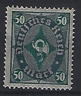 Germany 1922 Juni/Dez Posthorn (*) MNG  Mi.209 - Unused Stamps