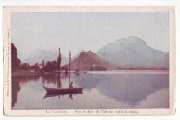 France - 74 - Talloires - Port Et Baie - Ed. De La Cie Des Bateaux à Vapeur - 6872 - Talloires