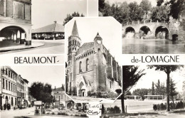 FRANCE - Beaumont De Lomagne - Multi-vues De Différentes Endroits - Carte Postale Ancienne - Beaumont De Lomagne