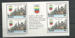 1988 MNH Booklet Pane English ,  Eire, Ireland, Irland, Postfris - Unused Stamps