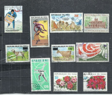 TEN AT A TIME - MALI - LOT OF 10 DIFFERENT  13 -  POSTALLY USED OBLITERE GESTEMPELT USADO - Mali (1959-...)