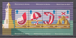 Jersey 1975,4V In Block,lighthouses,tourisme,MNH/Postfris(L4478) - Leuchttürme