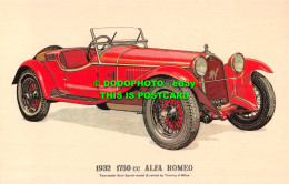 R517796 17500 Cc Alfa Romeo. Two Seater Gran Sports Model. 6 Series. By Touring - Monde