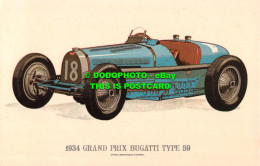 R517797 Grand Prix Bugatti Type 59. 3. 3. Litres. Supercharged. 8 Cylinders. Pre - Monde