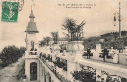 FRANCE - Evian Les Bains - Terrasse De L'établissement Du Châtelet -  Carte Postale Ancienne - Evian-les-Bains
