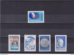 FINLANDE 1970  Yvert 645 + 646 + 647 + 648 + 650 NEUF** MNH Cote 6,25 Euros - Unused Stamps