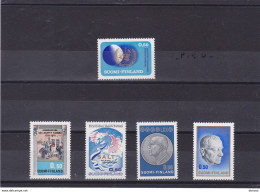 FINLANDE 1970  Yvert 645 + 646 + 647 + 648 + 650 NEUF** MNH Cote 6,25 Euros - Ungebraucht