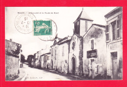 F-79-Mauze-11A116   Le Couvent Et La Route De Niort, Cpa BE - Mauze Sur Le Mignon