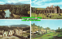 R518003 The Borders. Melrose Abbey. Bank Street Gardens. Galashiels. Multi View - World