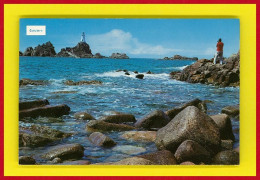 E-Royaume Uni-80PH JERSEY Corbiere, Petite Animation, Vue Sur Le Phare, BE - Other & Unclassified