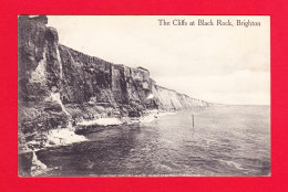 E-Royaume Uni-104P BRIGHTON, The Cliffs At Black Rock, Cpa BE - Brighton